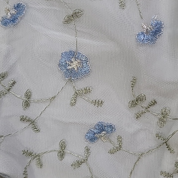 Storia Floral Embroidered Dress Size Large - Picture 6 of 8